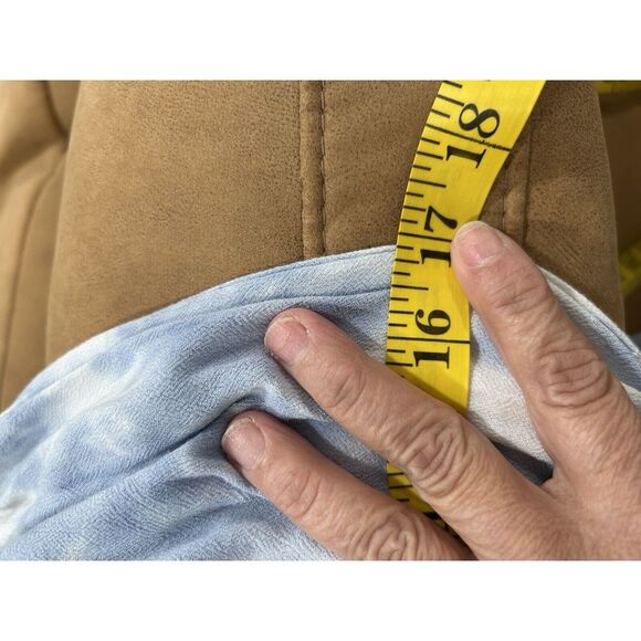 Ron Jon Womans Blue and White Gauze Beach Romper Size Large - Picture 7 of 7